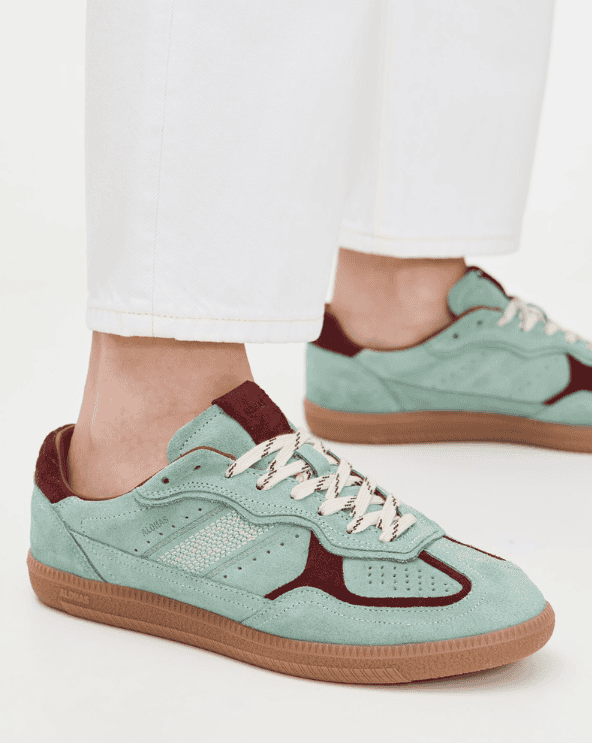 Aloha Matcha Leather Sneakers