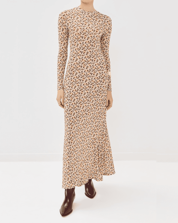 Amari Jersey Long Sleeve Dress