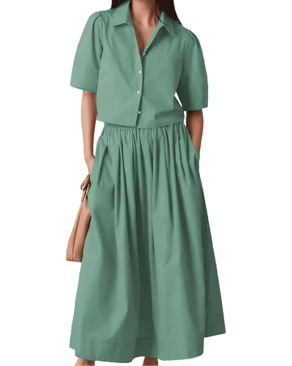 Amazon Two Piece Skirt Set