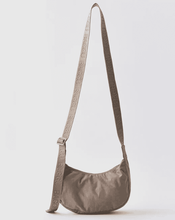 BAGGU Small Nylon Crescent Bag