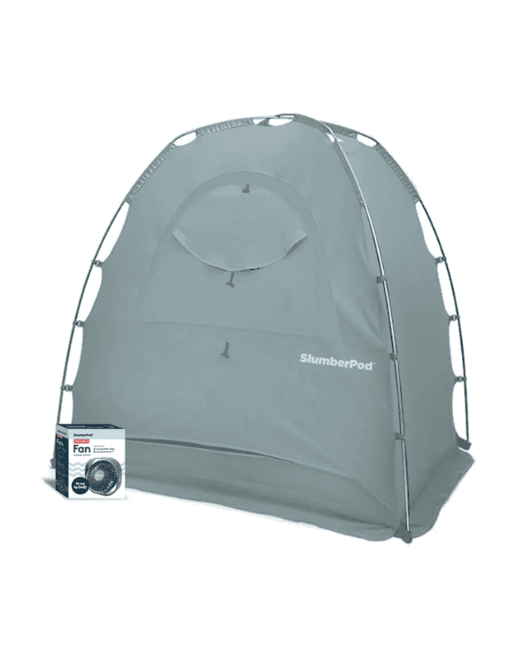 Blackout Sleep Tent & Portable Fan Set