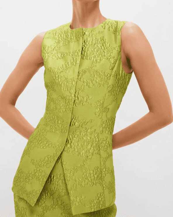 Brocade Metallic Duke Top