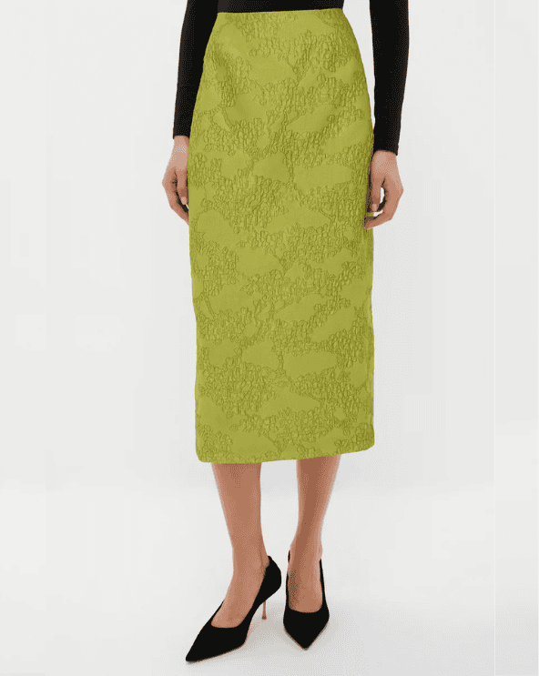 Brocade Metallic Ellington Skirt