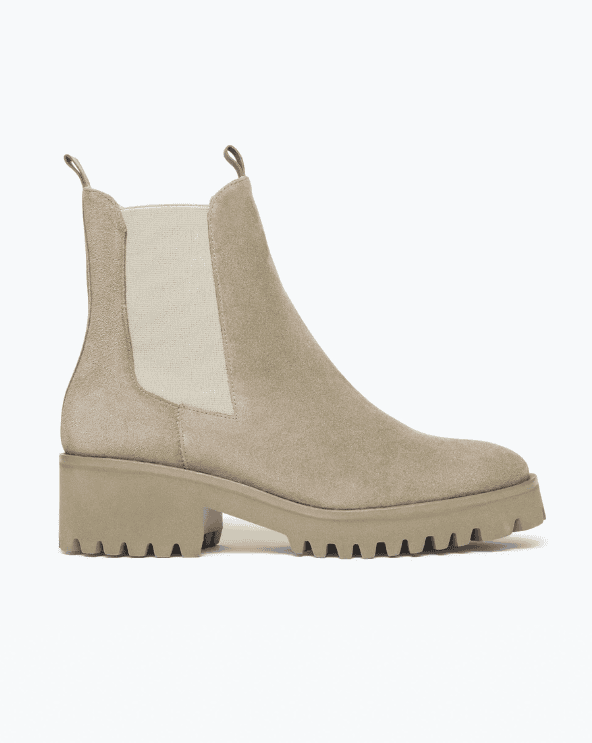Brooke Brown Suede Rain Resistant Boot