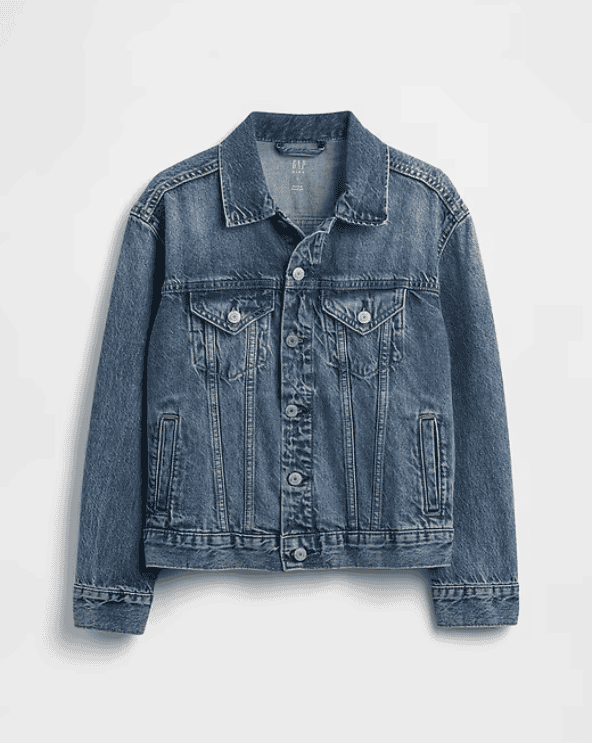 Kids Organic Cotton Icon Denim Jacket