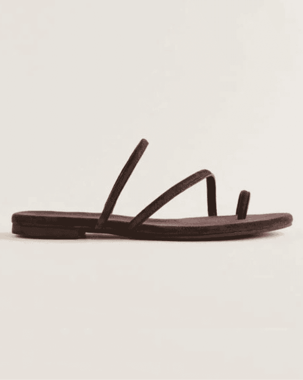 Ludo Toe Ring Strappy Flat Sandal