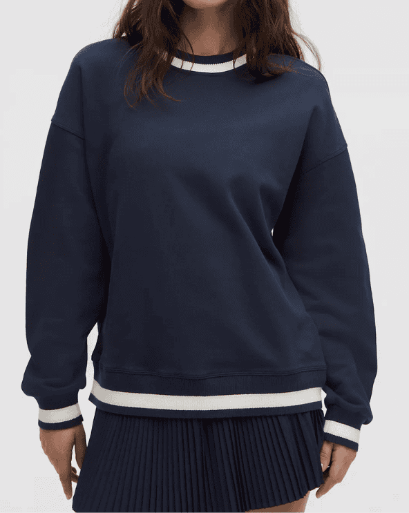 Perfectly Oversized Ringer Crew