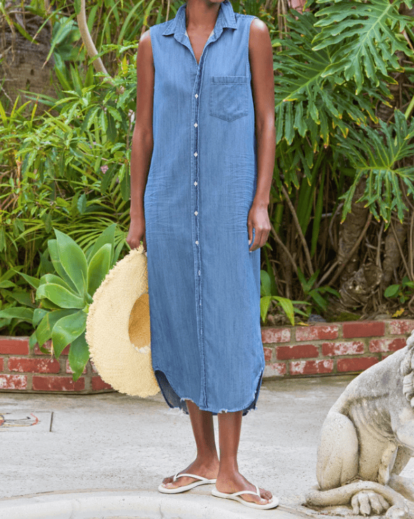 Rory Sleeveless Shirtdress