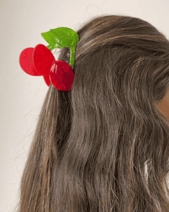 Tart Cherry Hair Claw Clip