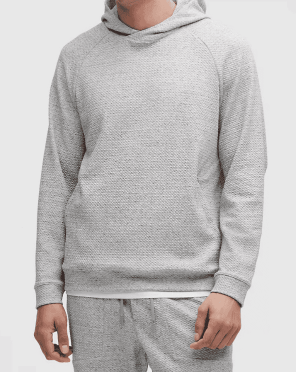 Textured Double-Knit Cotton Hoodie